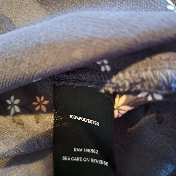 Torrid size 4 women's chiffon midi sheer jacket with matching tie belt - Picture 4 of 10